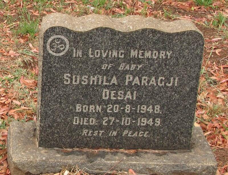 DESAI Sushila Paragji 1948-1949