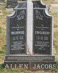 ALLEN Minnie 1916-1989 :: JACOBS Ingrid 1960-2009