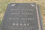 BRAAF Brian Anthony 1924-1989 & Irene Daphne 1928-1999 :: BRAAF Wendy Bernice 1954-1971