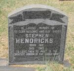 HENDRICKS Stephen 1912-1969