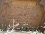 MONTGOMERY John 1803-1878