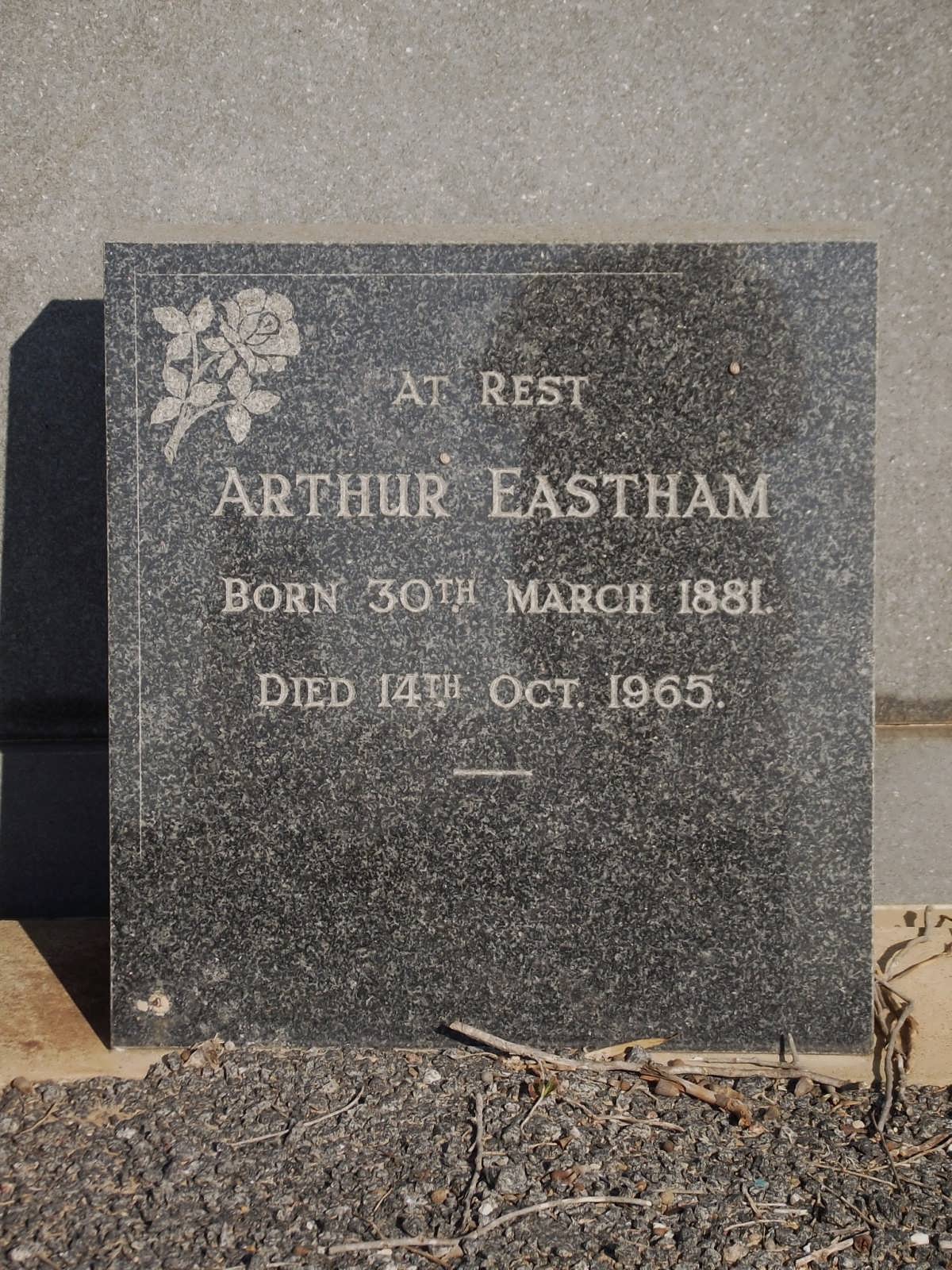 EASTHAM Arthur 1881-1965
