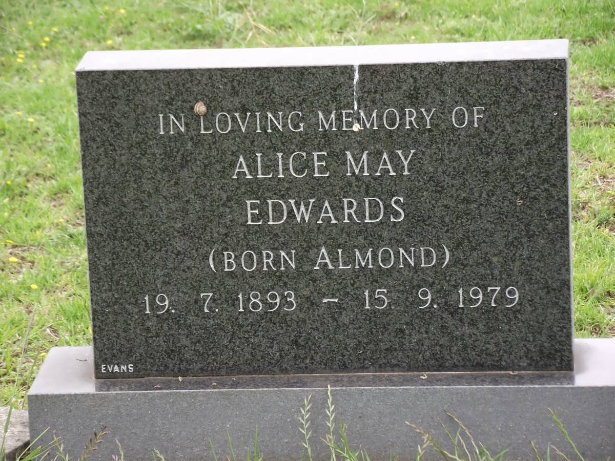EDWARDS Alice May nee ALMOND 1893-1979
