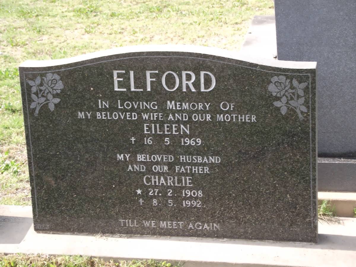 ELFORD Charlie 1908-1992 & Eileen -1969