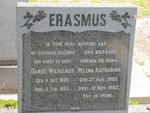 ERASMUS Daniel Wilhelmus 1903-1965 & Helena Katharina 1903-1982