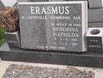 ERASMUS Hendrina Mathilda 1925-1992