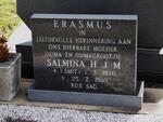 ERASMUS Salmina H.J.M. nee SMIT 1920-1995