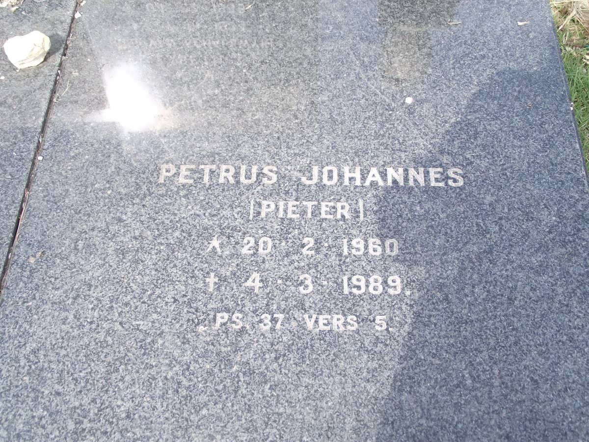 ETSEBETH Petrus Johannes 1960-1989