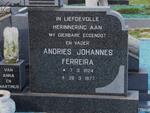 FERREIRA Andries Johannes 1924-1977