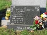 FERREIRA Cornelius Martinus 1929-1993