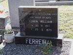 FERREIRA Edwin William 1910-1975