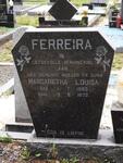 FERREIRA Margaretha Louisa 1883-1972