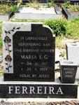 FERREIRA Maria E.G. 1917-1979
