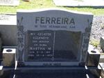 FERREIRA Martha M. 1917-1979