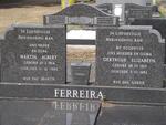 FERREIRA Martin Albert 1914-1985 & Gertrude Elizabeth 1915-1982