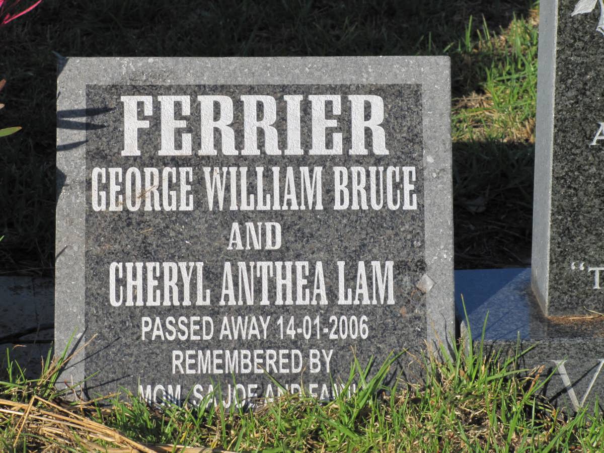FERRIER George William Bruce -2006 :: FERRIER Cheryl Anthea Lam -2006