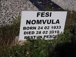 FESI Nomvula 1933-2010