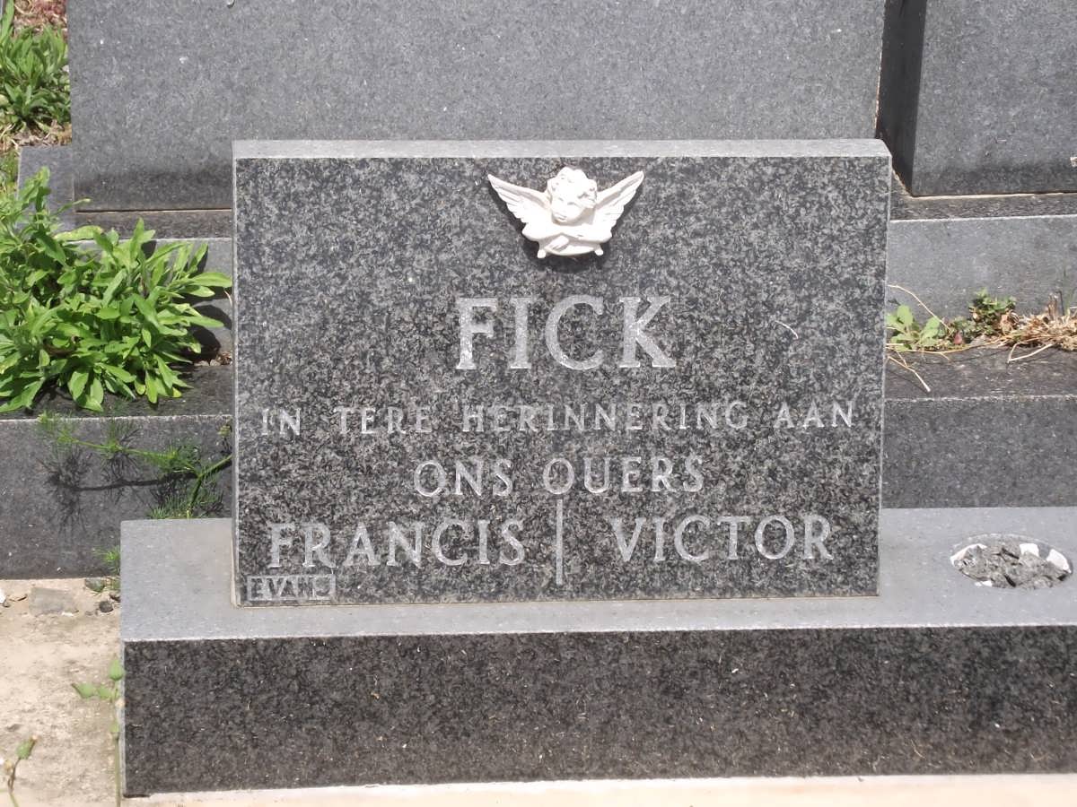FICK Victor 1903-1985 & Francis 1903-1990