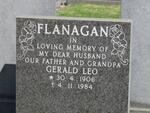 FLANAGAN Gerald Leo 1906-1984