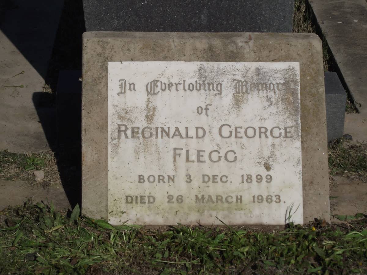 FLEGG Reginald George 1899-1963