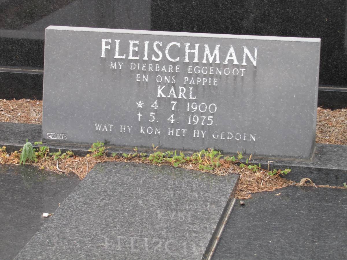 FLEISCHMAN Karl 1900-1975