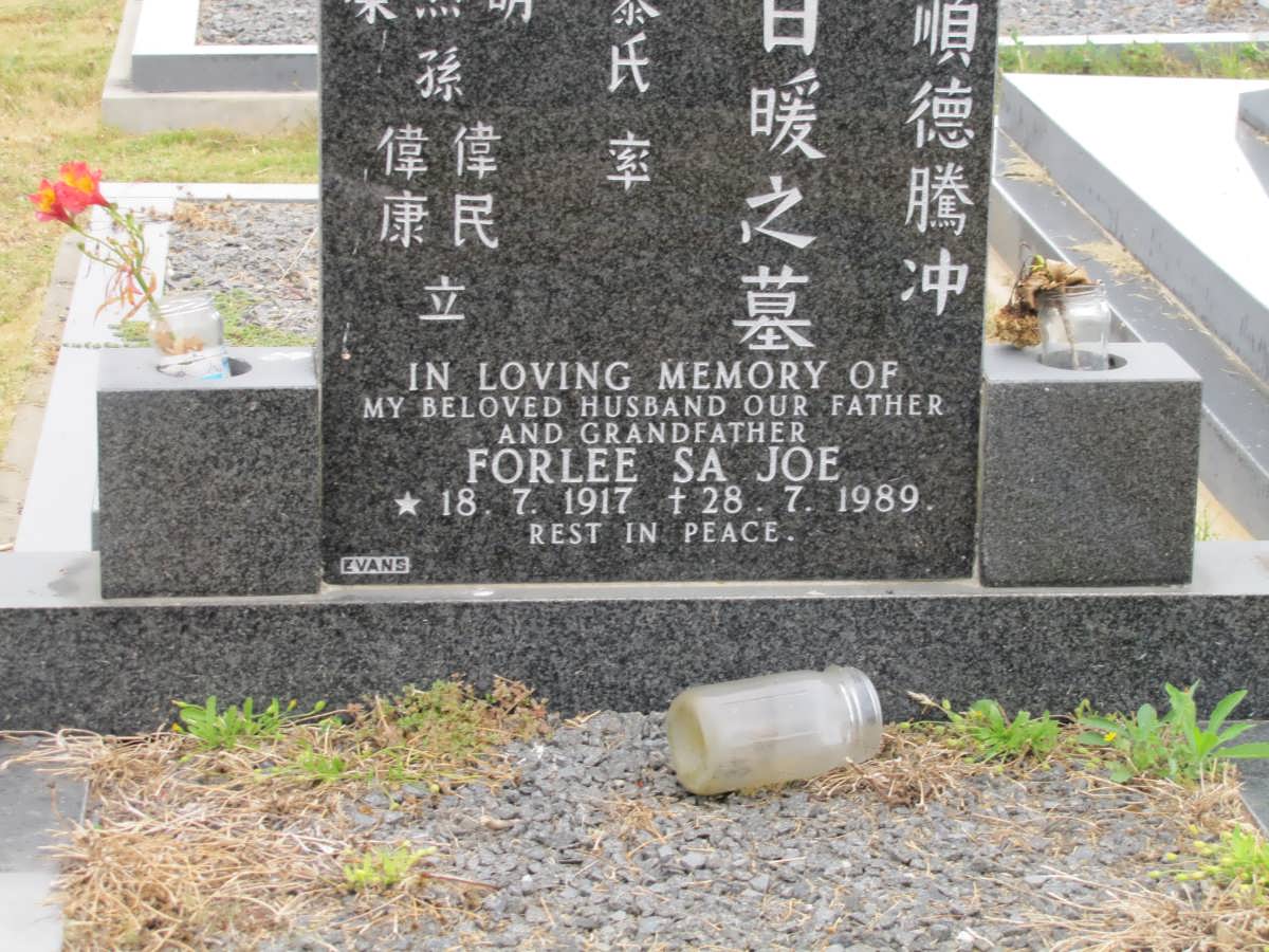 FORLEE SA Joe 1917-1989