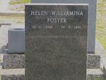 FOSTER Helen Williamina 1888-1981