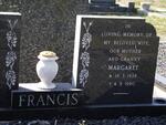 FRANCIS Margaret 1939-1990