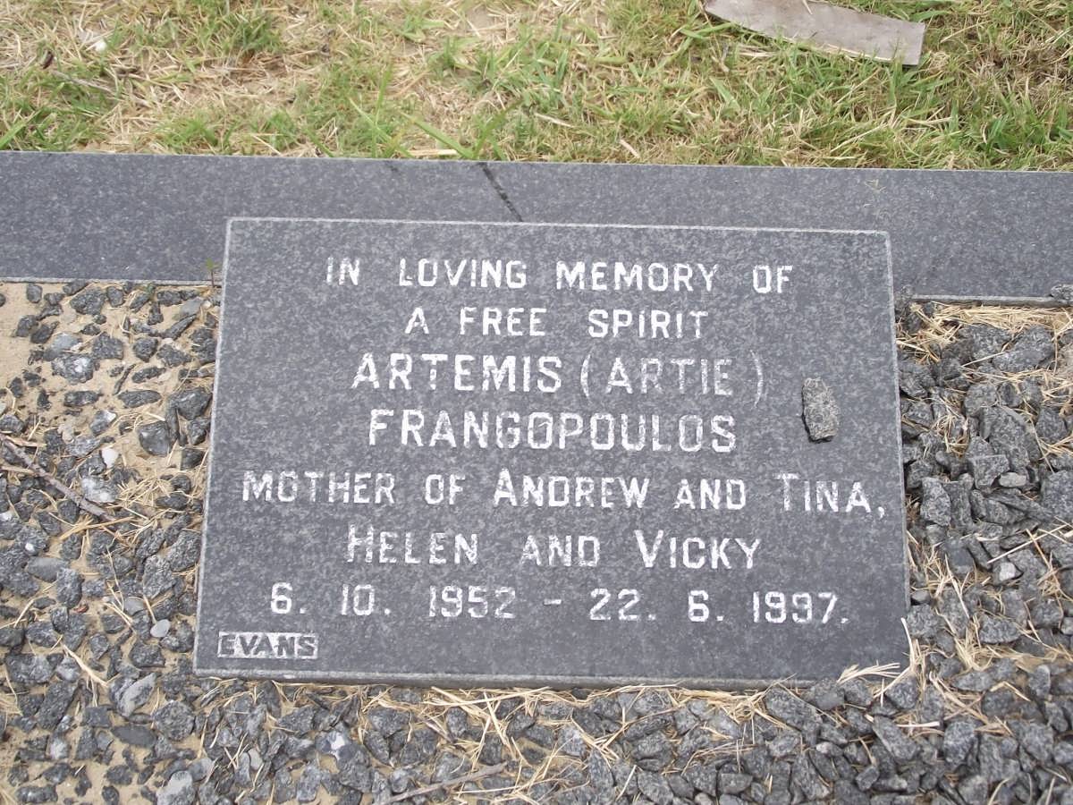 FRANGOPOULOS Artemis 1952-1997
