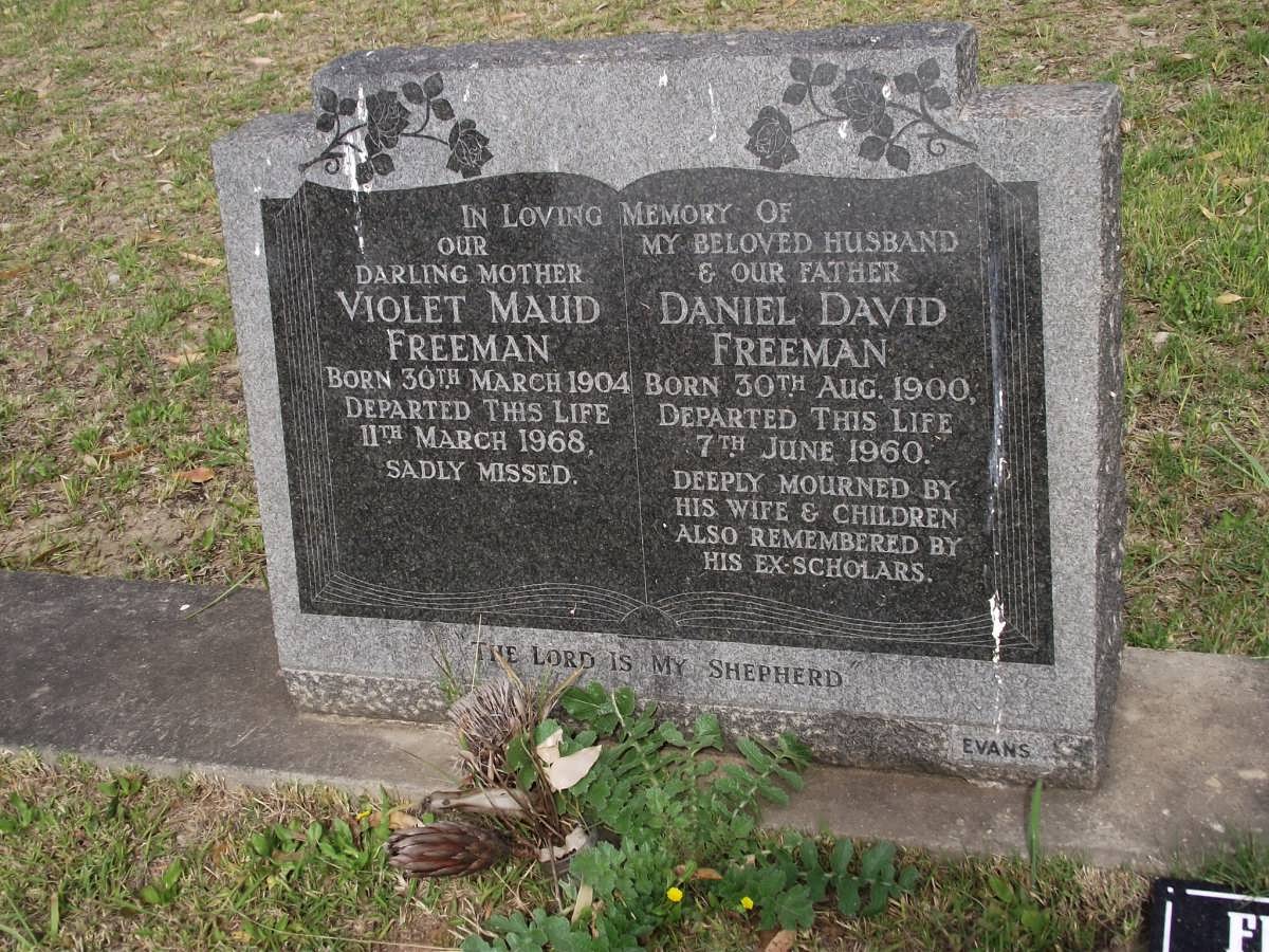 FREEMAN Daniel David 1900-1960 & Violet Maud 1904-1968