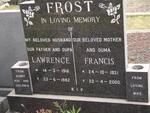 FROST Lawrence 1916-1982 & Francis 1921-2000