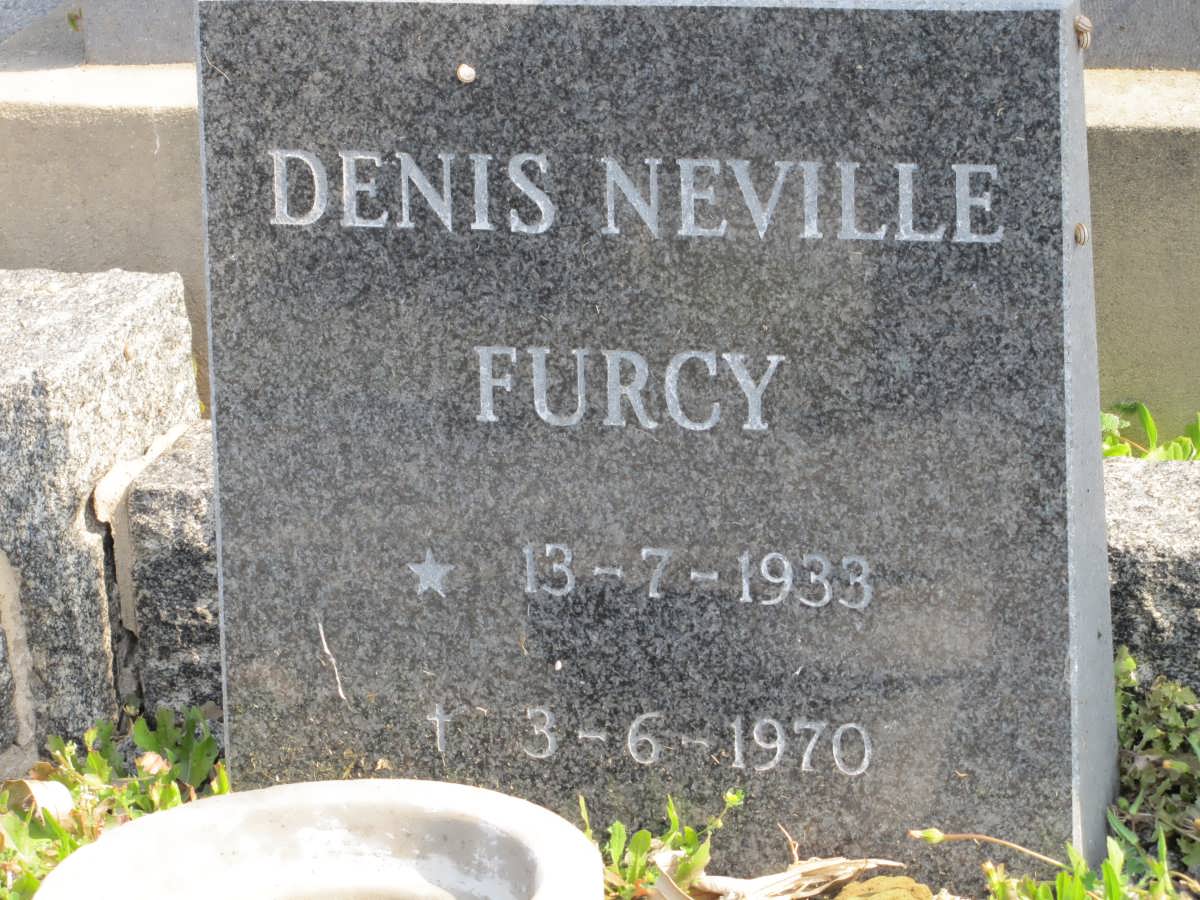FURCY Denis Neville 1933-1970