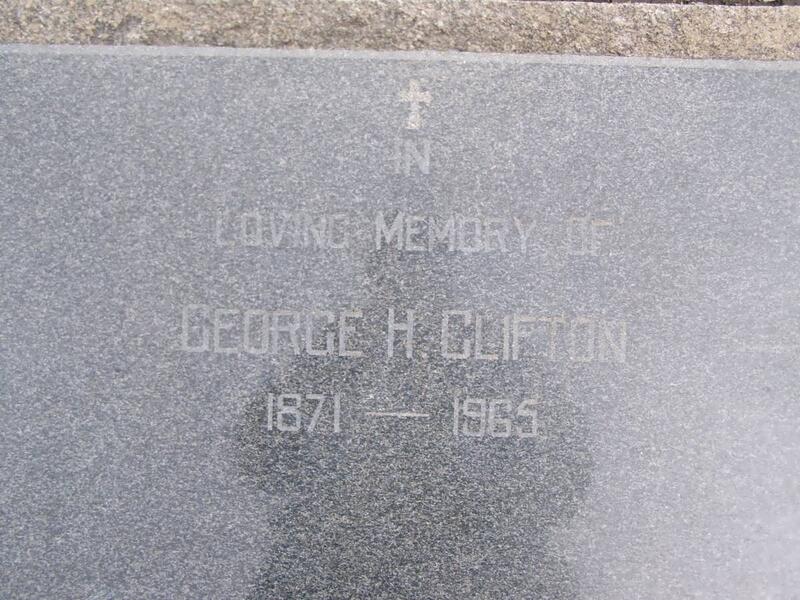 CLIFTON George H. 1871-1965