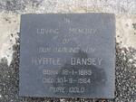 DANSEY Myrtle 1889-1964