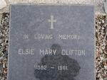 CLIFTON Elsie Mary 1882-1961