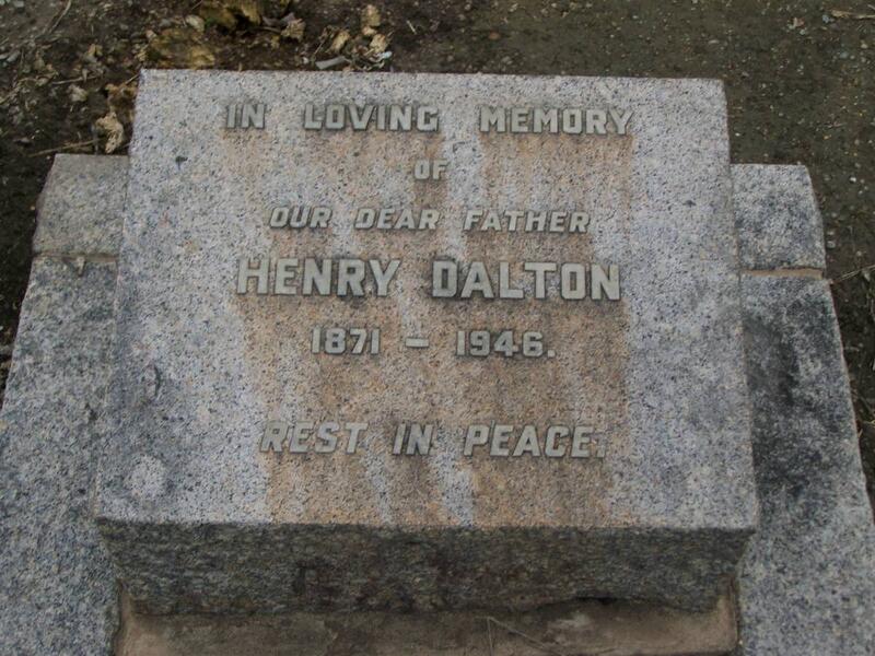DALTON Henry 1871-1946
