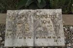 SCHOLTZ Gaberual J. 1869-1951 & Charlotte J. 18??-????