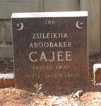 CAJEE Zuleikha Aboobaker -1984