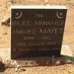 MAYET Hajee Mohamed Amojee 1903-1973