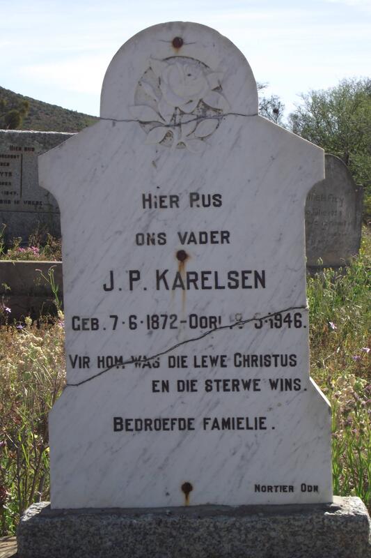 KARELSEN J.P. 1872-1946