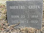 GREEN Dorothy 1898-1972