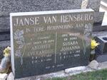 RENSBURG Andries Everardus, janse van 1919-1981 & Susara Johanna 1912-1994