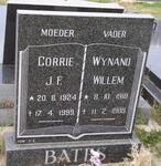RENSBURG Wynand Willem, janse van 1918-1989 & Corrie J.F. 1924-1999