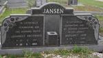 JANSEN Johannes Archibald 1931-1993 & Margaret Joan 1946-1980