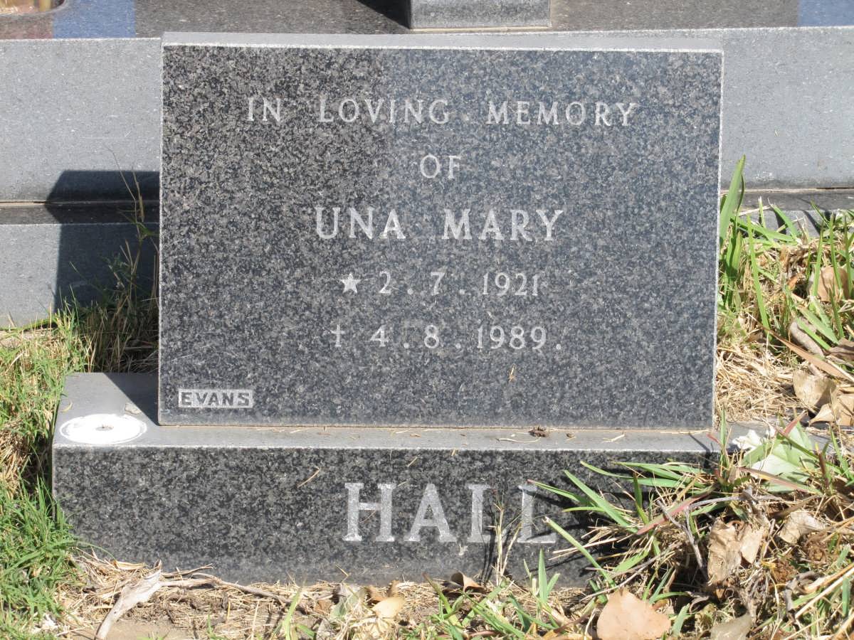 HALL Una Mary 1921-1989