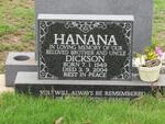HANANA Dickson 1949-2004