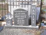 HANISE Knox Enoch 1936-2007
