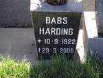HARDING Babs 1922-2006