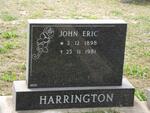 HARRINGTON John Eric 1898-1981