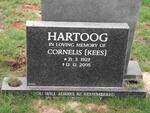 HARTOOG Cornelis 1929-2005